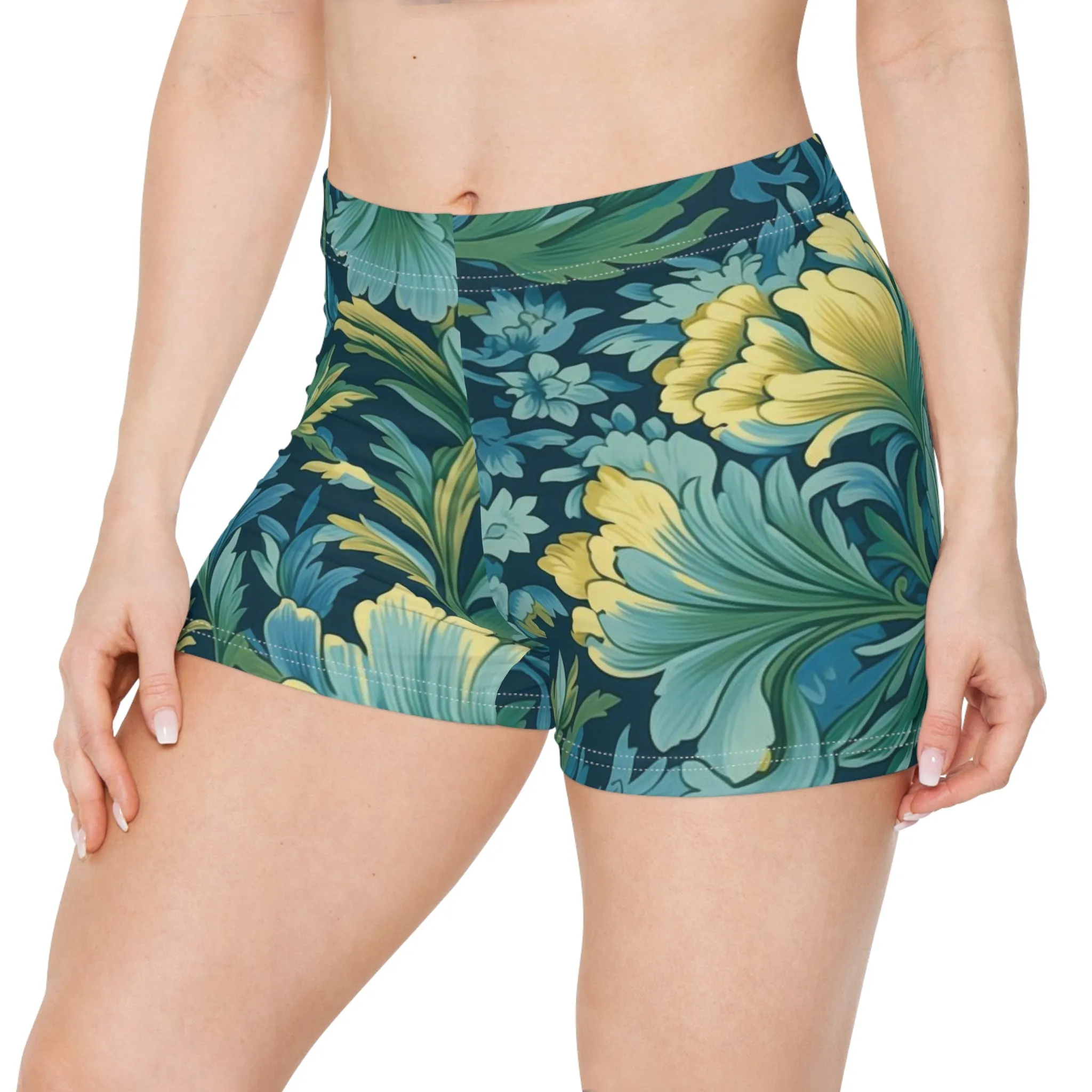 Workout Shorts - Elric Giverny Chintz